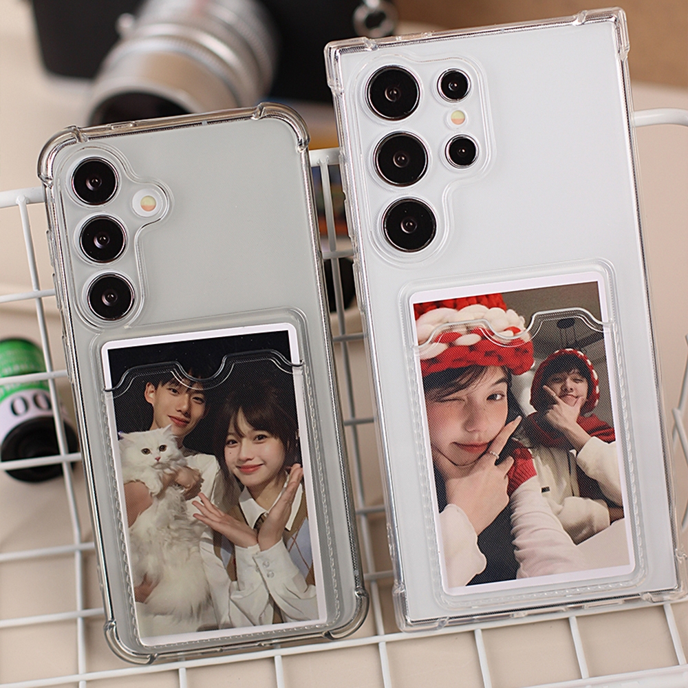 ช่องใส่บัตร เคสทรศัพท์ For OPPO A60A58 A38 A79 A57 A17 A7 A5S A3S A5 A54 A74 A16 A18 A78 F19 Reno 7 4G 5G Soft กันกระแท