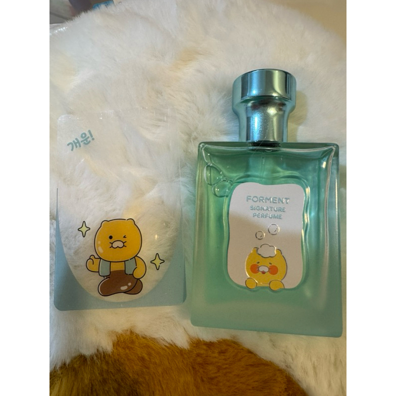 🫧🛁 (ฉีดลองกลิ่นไป1ครั้ง)พร้อมส่ง KAKAO FRIENDS x FORMENT น้ำหอมกลิ่น Cotton Bath 50ml แถมการ์ด