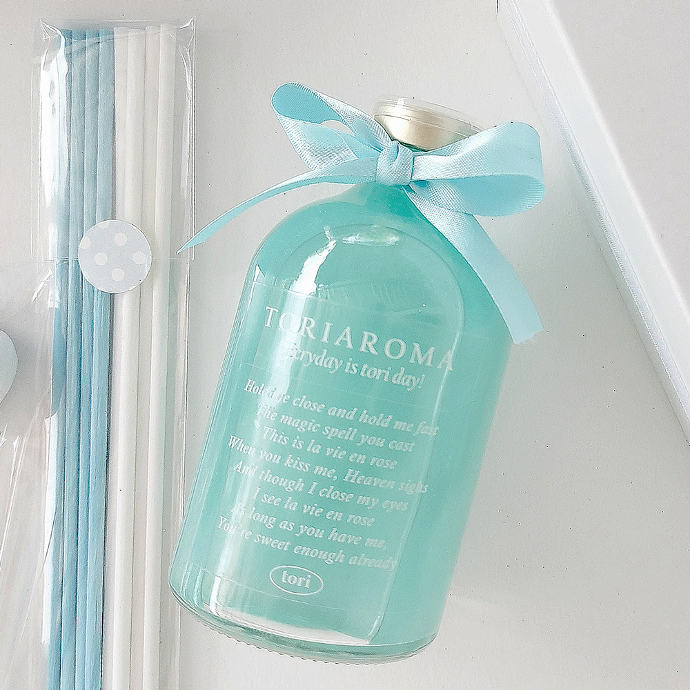 TORIAROMA | Blue Pearly Love สีฟ้าสวยใสบริสุทธิ์ อัพเกรดห้องให้สวยหรูดูแพง ก้านไม้หอมอโรมา หอมฟุ้ง 100ml.