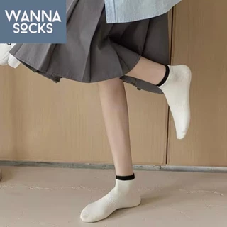ส่งจากไทย!! ถุงเท้าข้อสั้น รุ่น Basic Cozy สไตล์มินิมอล สีพื้น ถุงเท้าแฟชั่น ทำจากผ้าฝ้าย B22