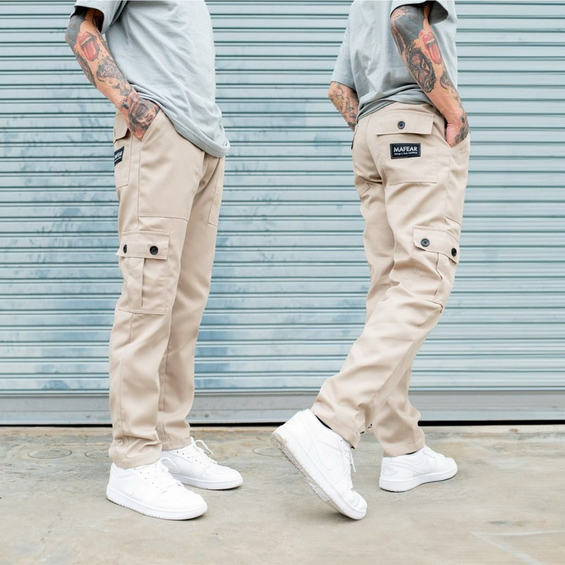 กางเกงวินเทจกระเป๋าข้าง MAFEAR