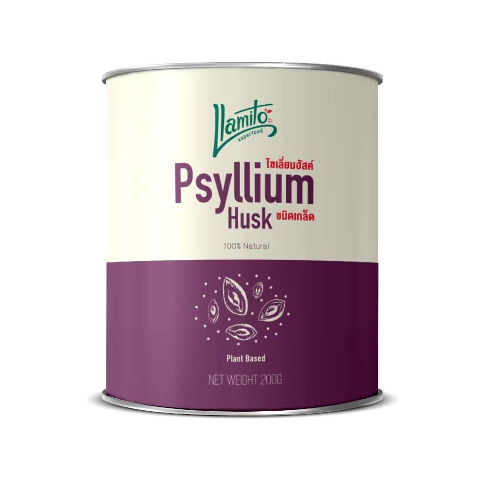Llamito ไซเลี่ยมฮัสค์ (Psyllium Husk Purity 99%) ขนาด 200g.