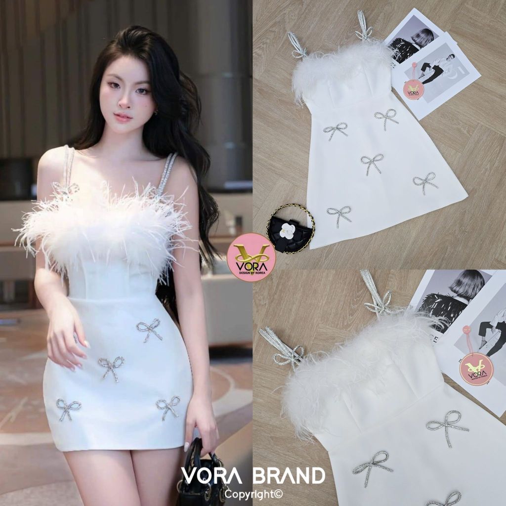 Vora(วอร่า) Dress สายเดี่ยวตัวสั้น