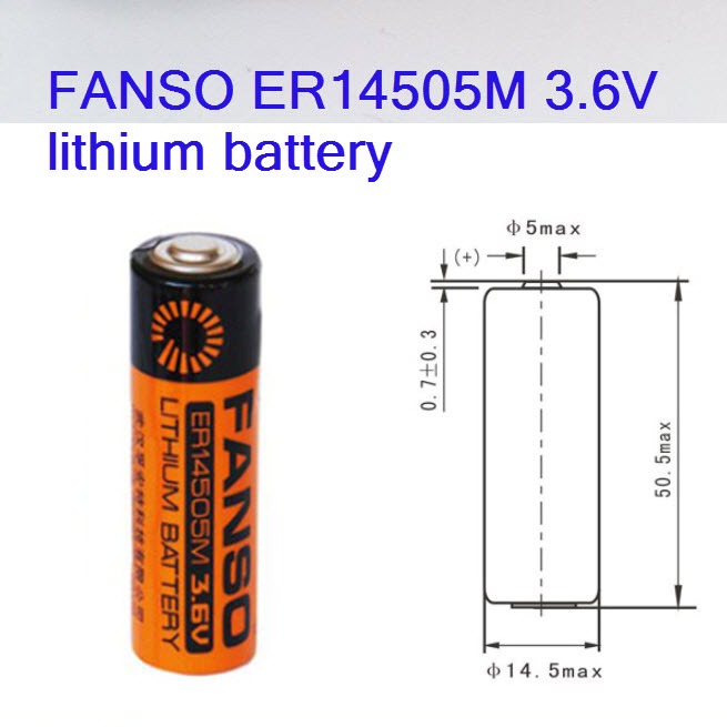 ส่งจากไทย FANSO ER14505M 3.6V lithium battery instrument battery ER14505 พร้อมส่ง