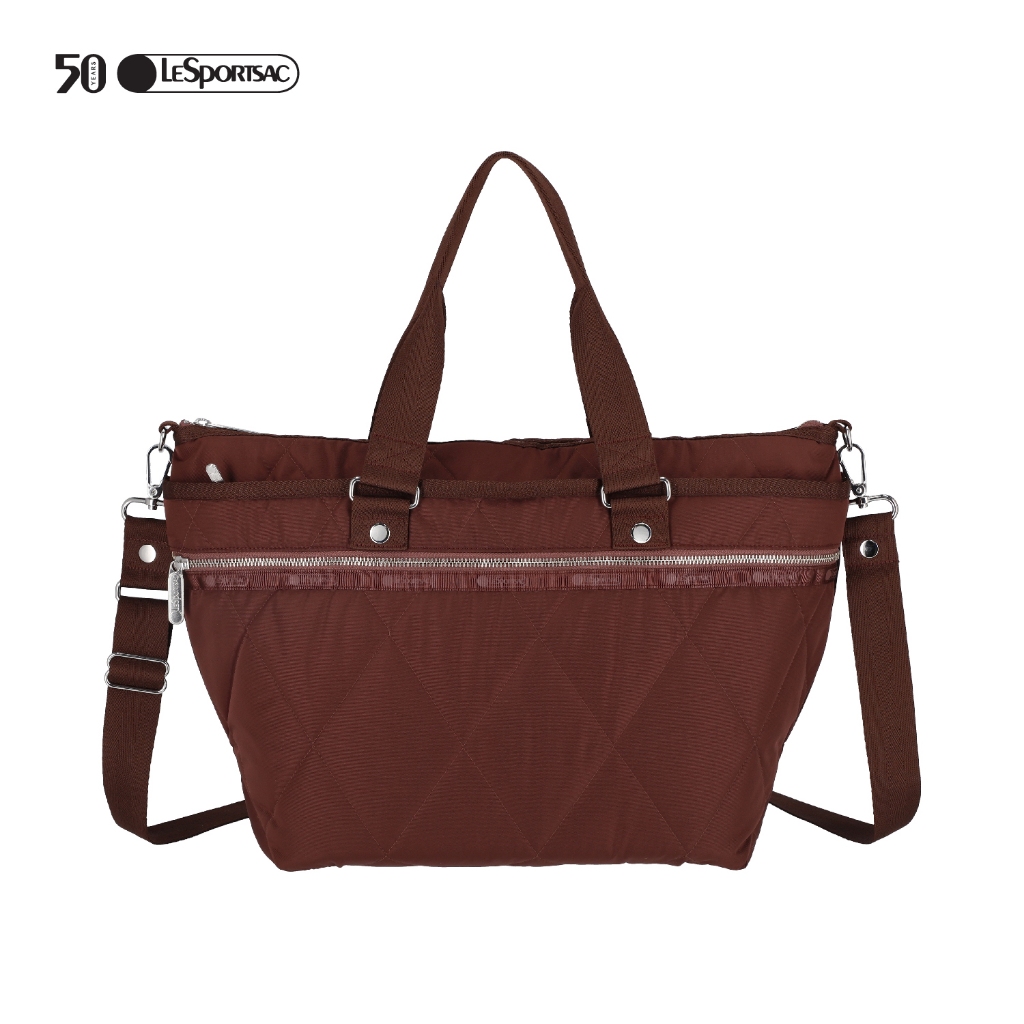 Lesportsac Quilt zip tote bag กระเป๋าถือ กระเป๋าสะพาข้าง Style 1532