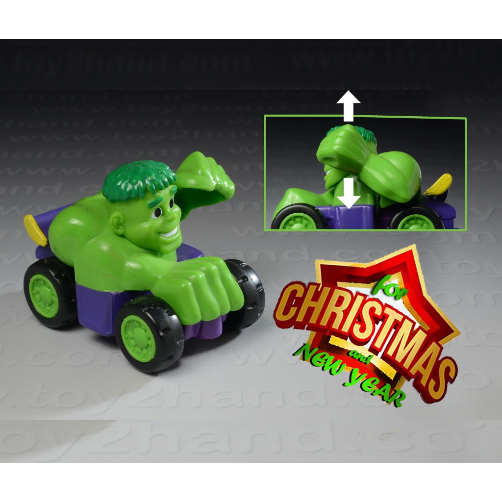 No.1785 รถเหล็กจากการ์ตูน Maisto - Hulk Race Car Buddies ผลิตในจีน ปี 2003 สภาพใหม่ ไม่มีกล่อง