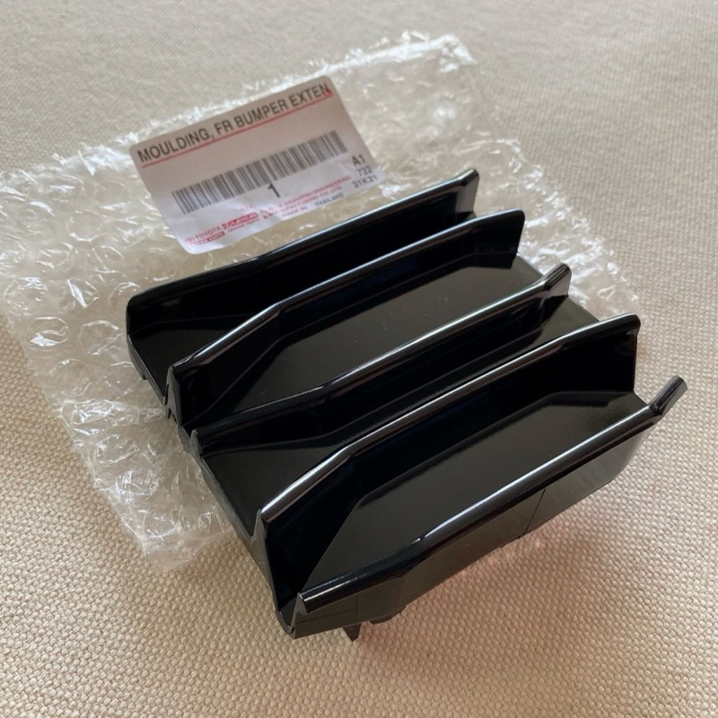 อะไหล่แท้ศูนย์ ฝาปิดรูลากรถ แผ่นปิดรูกันชนหน้า YARIS MC 2020-2021 5 ประตู สีดำเงา (ARA-52721-YP120)