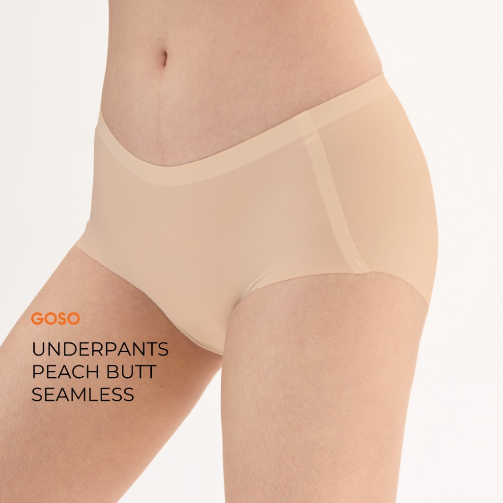 GOSO Underpants Peach Butt Seamless กางเกงชั้นในสุดบางเบา สวยกระชับเข้ารูป อ่อนโยนทุกสัมผัส