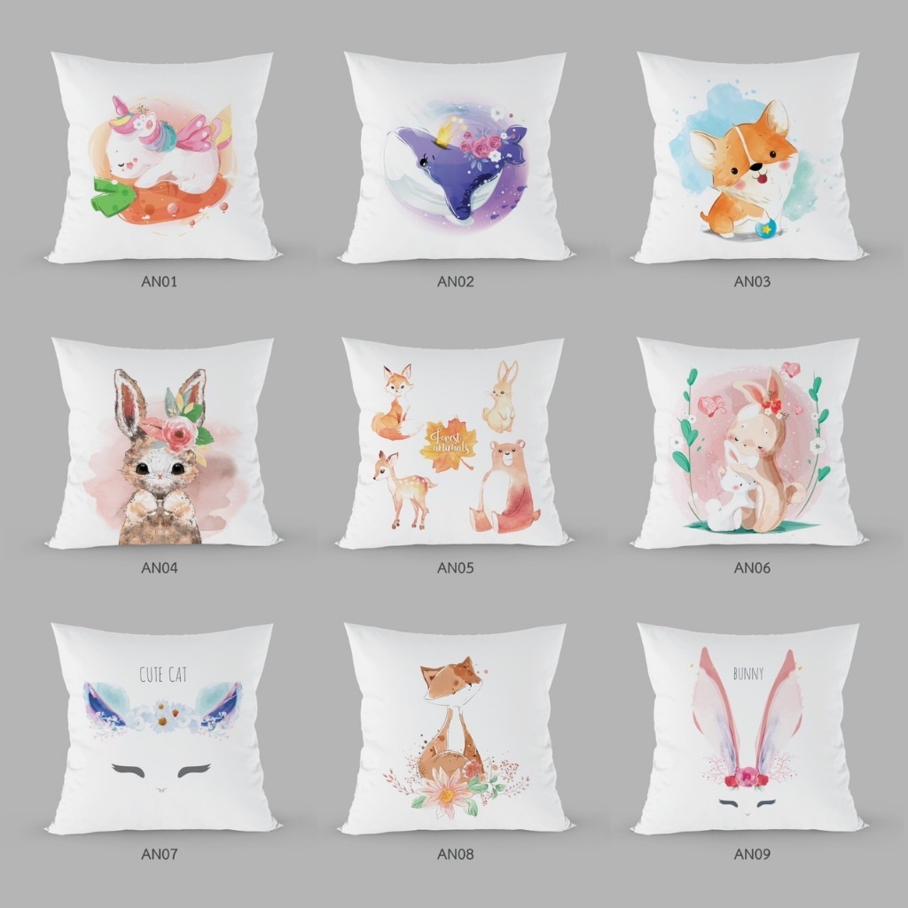 ฟรี หมอนอิงพิมพ์ลาย เมื่อซื้อสินค้าครบ 1,000 บาท ลายสวย น่ารัก ตกแต่งห้องนอน ห้องนั่งเล่น