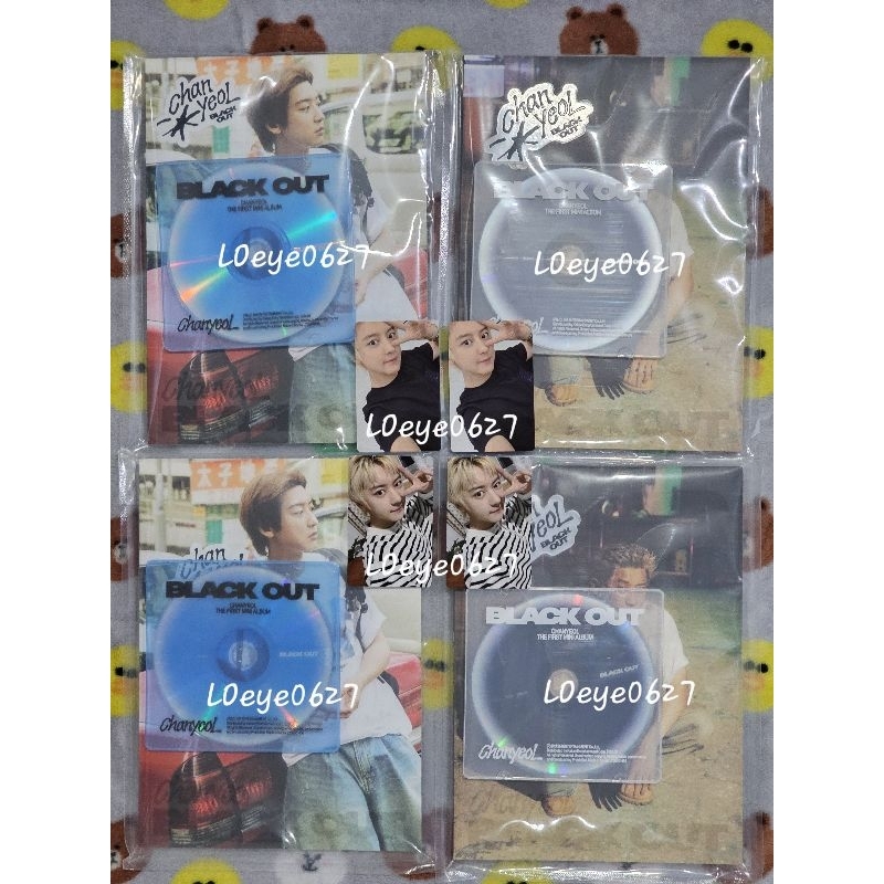 [GWANGJU & DAEJEON] อัลบั้ม CHANYEOL BLACK OUT Photobook ver. + การ์ดไซน์ fansign event