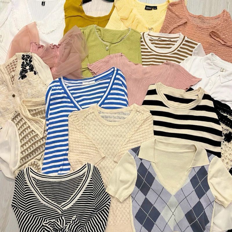 เสื้อมือสอง ไหมพรม เสื้อยืด [ อัปเดต 23.11.2567 ]