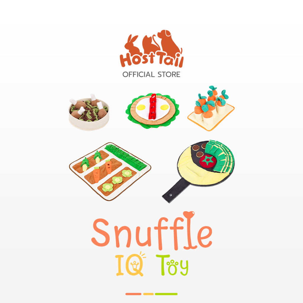 HostTail ของเล่นสุนัขฝึกการดมกลิ่น ของเล่นสุนัข Snuffle IQ Toy