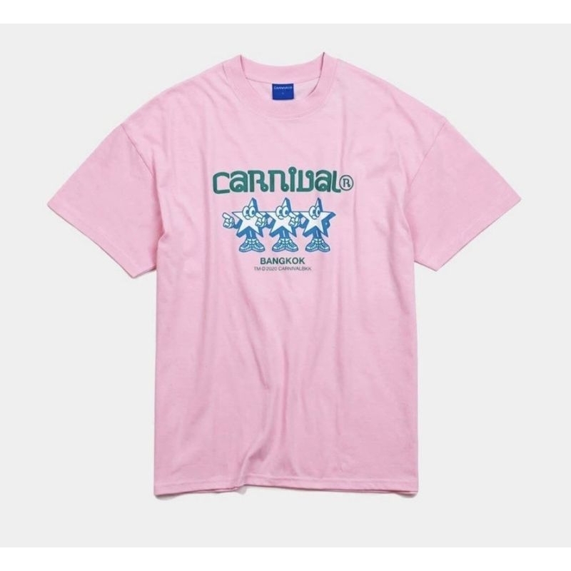 เสื้อยืด Carnival Thai font pink