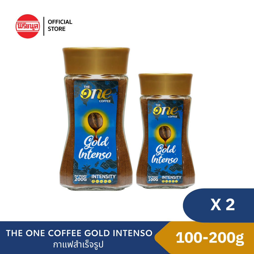 [แพ็คคู่] THE ONE COFFEE GOLD INTENSO กาแฟ x 2 ขวด