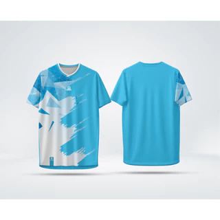 เสื้อกีฬาพิมพ์ลาย ชิ้นหน้า คอวี ENG.08 ผ้าไมโคร ใส่ได้ทุกเพศ