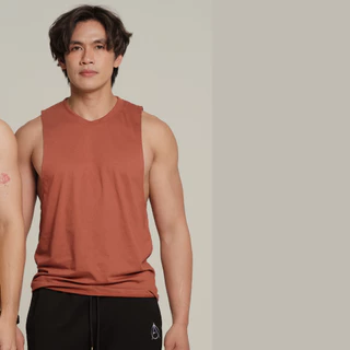 OLIVER MUSCLE เสื้อแขนกุดผู้ชาย ไม่หดไม่ย้วย ใส่วิ่งออกกำลังกาย แบรนด์คนไทย