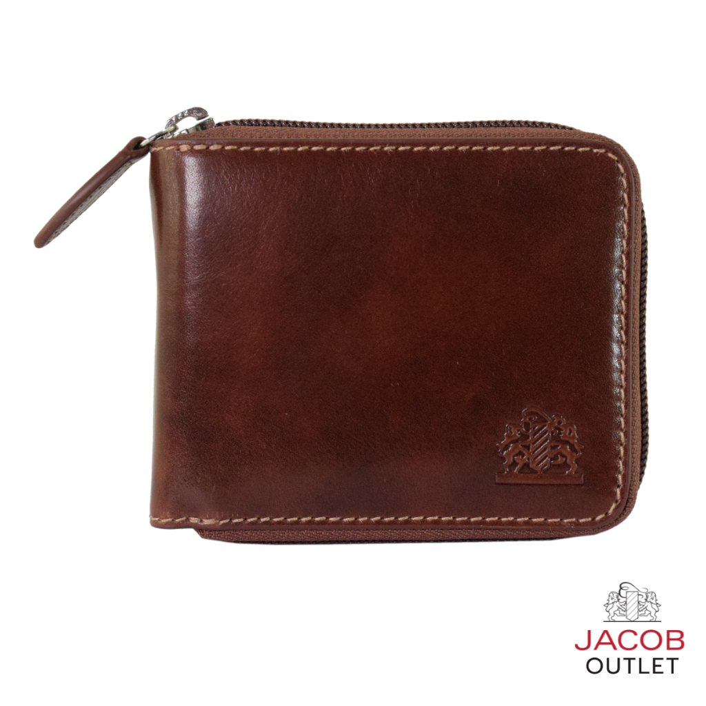 JACOB กระเป๋าสตางค์ชายพร้อมช่องใส่รูปภาพและช่องเก็บเหรียญ - รุ่น PAKI 22505