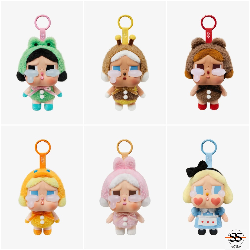(พร้อมส่ง แบบเลือกตัว) CRYBABY Crying Again Series-Vinyl Face Plush Blind Box ของแท้