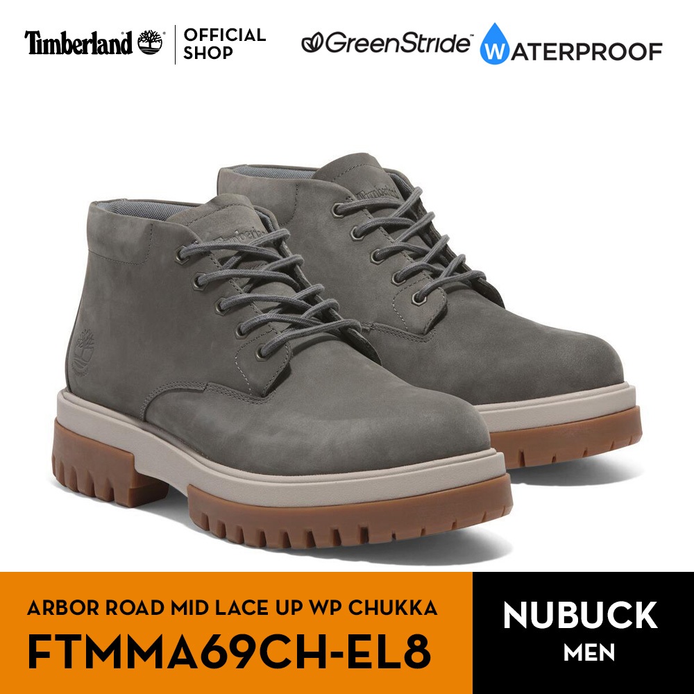 Timberland Men's ARBOR ROAD MID LACE UP WATERPROOF CHUKKA BOOT รองเท้าบูทผู้ชาย (FTMMA69CH-EL8)