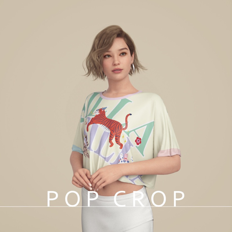 SILLA Pop Crop เสื้อครอป ผ้ายืดเด้งๆ นุ่ม พริ้วสำหรับสาวมั่นสุดเก๋