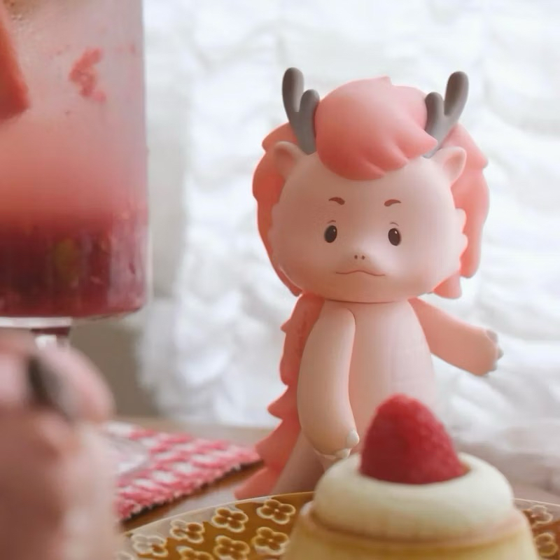 พร้อมส่ง : Planet bear Juno the loong สีชมพู #planetbear