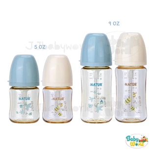 ขวดนม Natur คอกว้าง infinit จุกนมไซซ์เดียว 5 / 9 ออนซ์ ใช้ได้ตั้งแต่แรกเกิด ถึง 18 เดือน อินฟินิท ไม่ดูดไม่ไหล