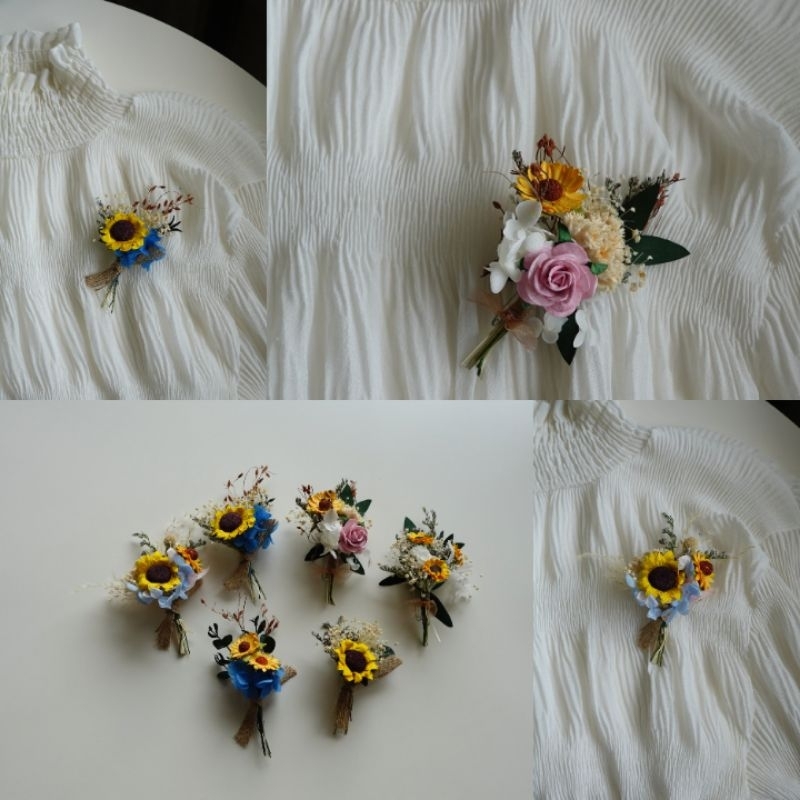 Memoryofflower•เข็มกลัดติดอก•ธีมดอกทานตะวัน