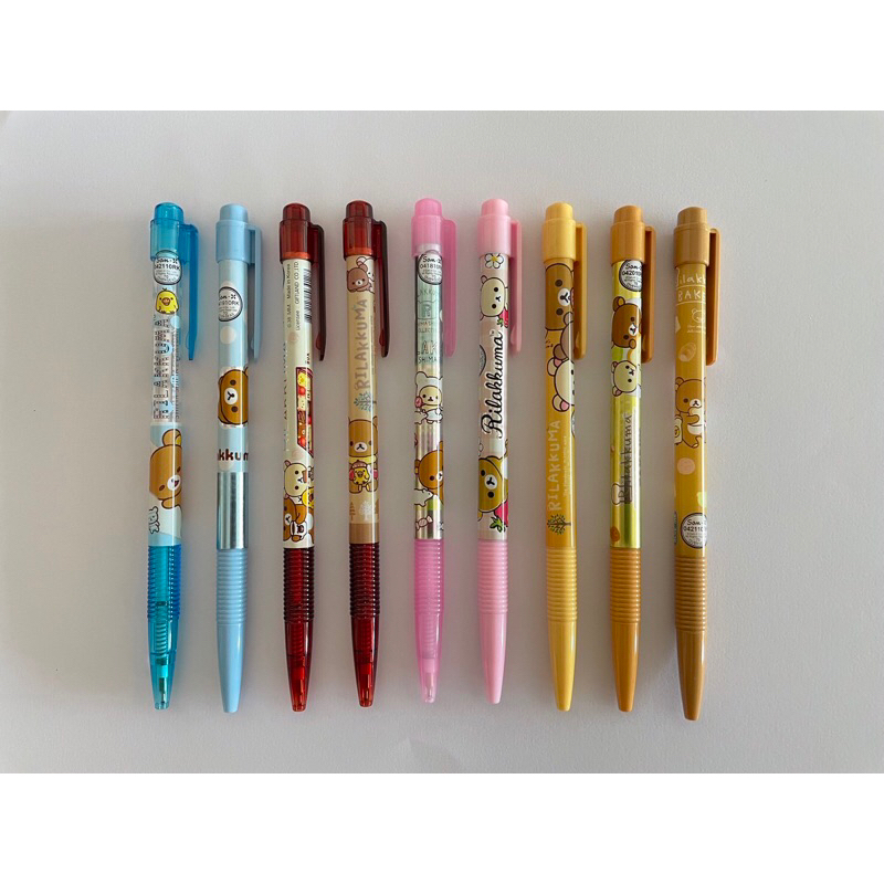 ปากกาลายการ์ตูน SAN-X ริลัคคุมะ RILAKKUMA ขนาดหัว 0.38 มม. หมึกสีน้ำเงิน ***เลือกลายได้***