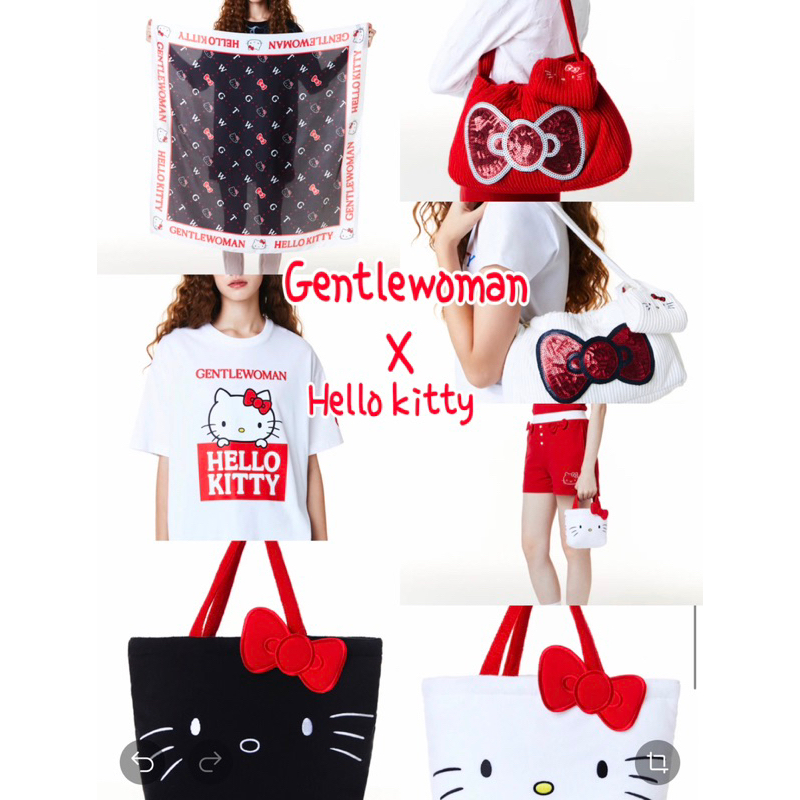 แท้100% Gentlewoman x hello kitty