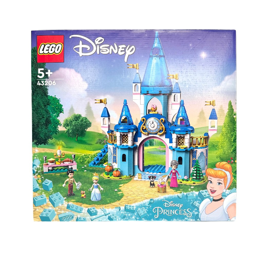LEGO Disney™ Cinderella and Prince Charming's Castle 43206