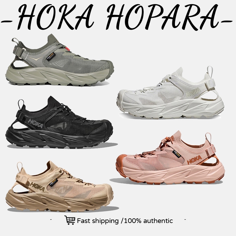 HOKA ONE ONE HOPARA รองเท้าลำลองสบาย รองเท้าแตะลำลองสำหรับผู้ชายและผู้ห ของแท้ 100 %
