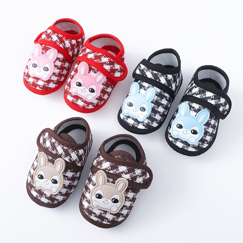 Babyonline(X548) รองเท้าผ้าใบลายการ์ตูนสำหรับเด็กสุดน่ารัก ผ้านิ่ม พื้นมีกันลื่น
