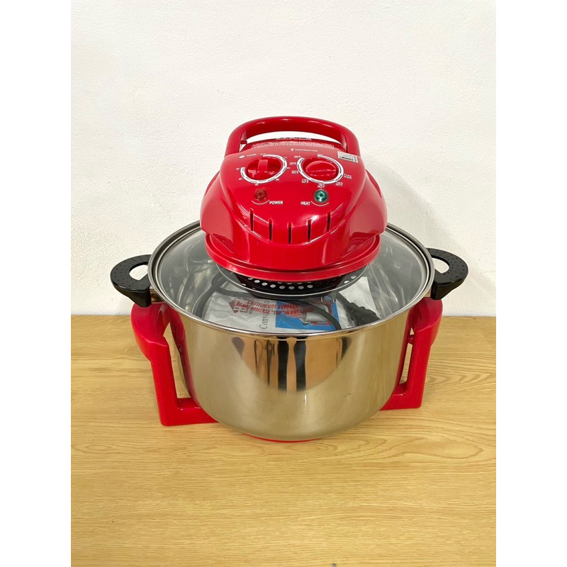 HOUSE WORTH หม้ออบลมร้อน โถสแตนเลส รุ่น HW-1707S ขนาด 12 ลิตร