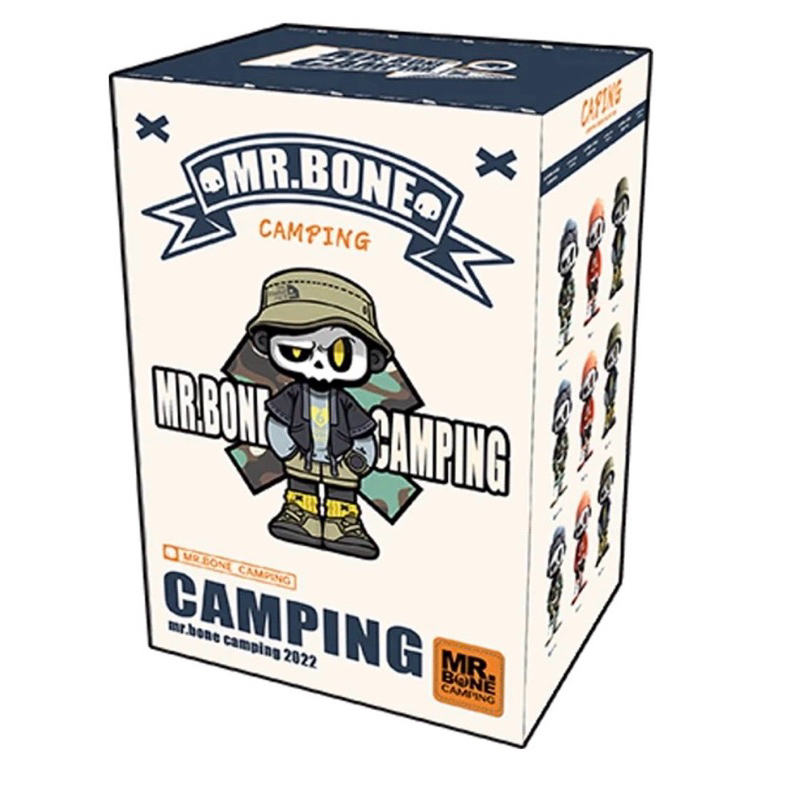 【พร้อมส่ง】ระบุตัว MR.BONE Blind Box Camping Series