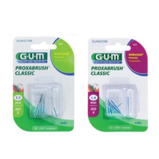 GUM PROXABRUSH Classic 8 Refills พร็อกซาบรัช รีฟิล ทรงต้นสน-…