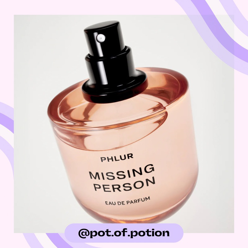 พร้อมส่ง PHLUR — Missing Person Eau de Parfum