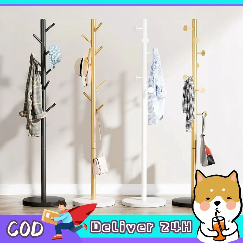 Dogegg🐶พร้อมส่ง ที่แขวนหมวก กระเป๋า เสาแขวนสูท เสาแขวนอเนกประสงค์มี3แบบ3สี สูง172cm.