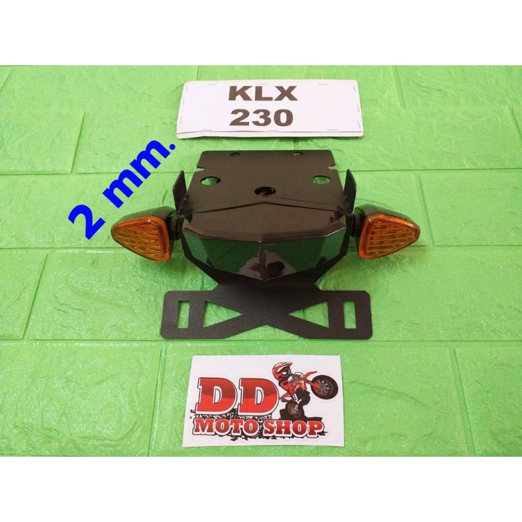 ท้ายสั้น KLX230 #ใส่ไฟเลี้ยวแต่ง #โครงเหล็กหนา 2.0 มม. ไฟท้าย KLX230 KLX230SE KLX230SM SHERPA