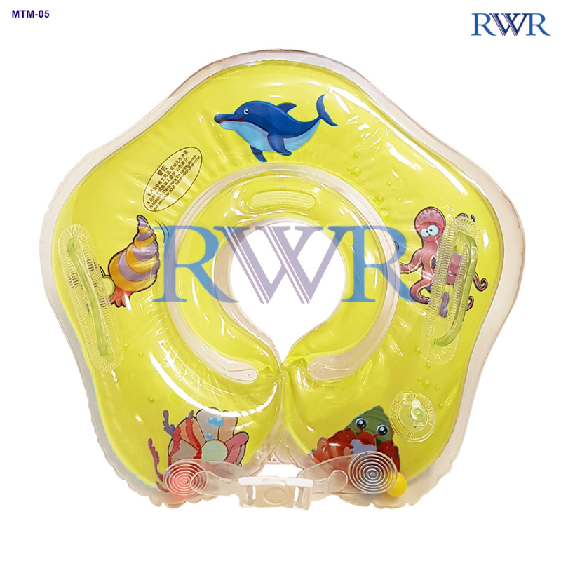 RWR ห่วงยางสวมคอเด็กเล็ก หัดว่ายน้ำ สีเหลือง รุ่น MTM-05