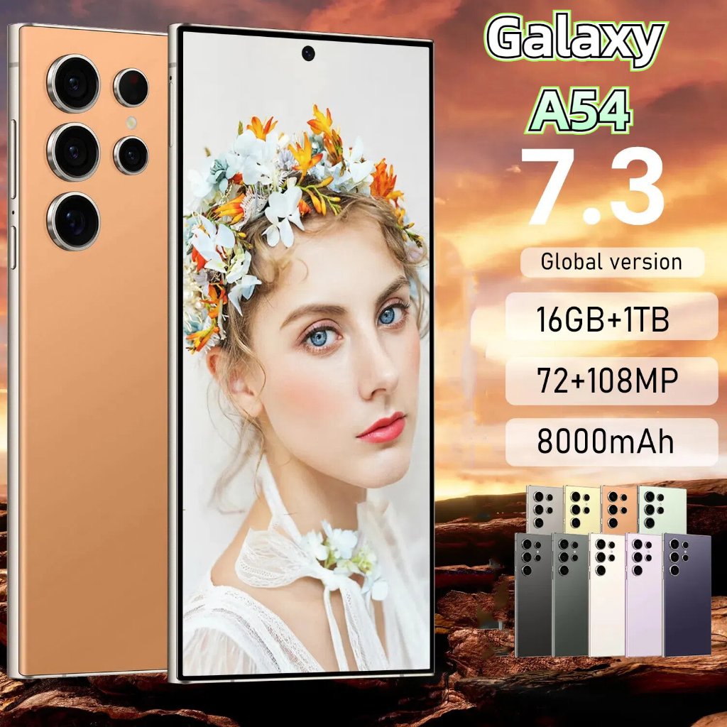 [คลังสินค้าพร้อม] โทรศัพท์มือถือSUMSUMG A54 หน้าจอ 6.7 นิ้ว (16+256GB) 5G Android 11 กล้อง 24MP+48MP