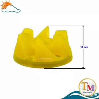 อะไหล่เครื่องปั่น เฟืองยางโถปั่น เฟืองโถปั่น สีเหลือง รูน็อต 4.5 mm เกลียว ละเอียด เฟืองยาง OTTO ลูกยาง A.610