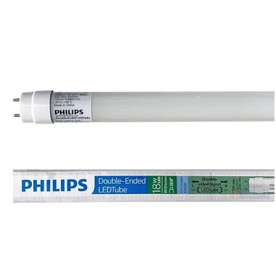 Philips Double Ended หลอด LED tube ไฟเข้า 2 ทาง ฟิลลิปส์ T8 9W 600mm แสงขาว/Cool Daylight 6500K
