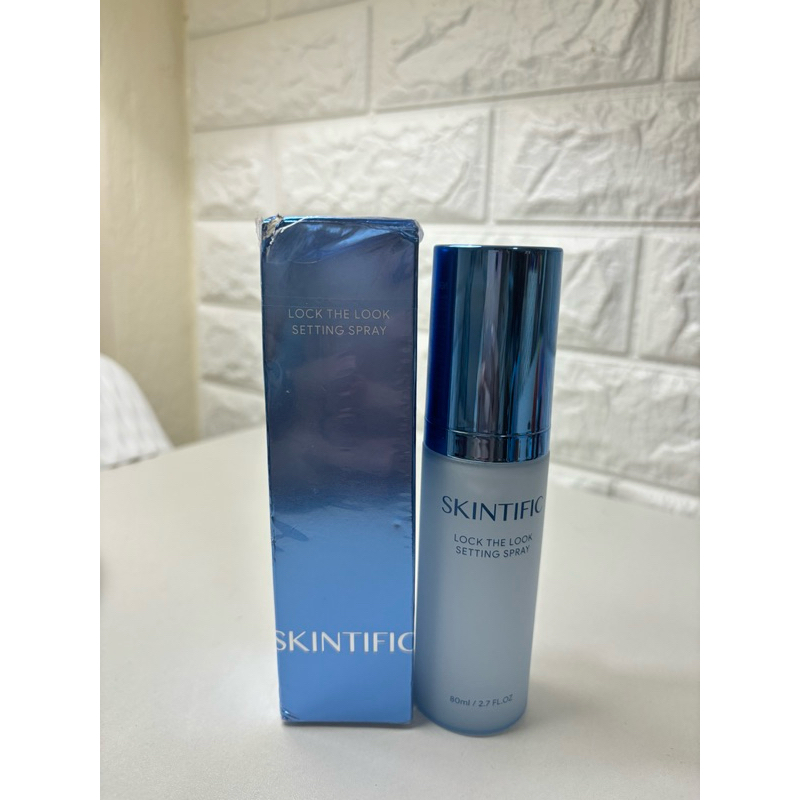 ส่งต่อ ใช้2ครั้งของแท้กล่องเยินนิดน้า SKINTIFIC Lock The Look Setting Spray เซ็ตติ้งสเปรย์ สเปรย์ล็อ