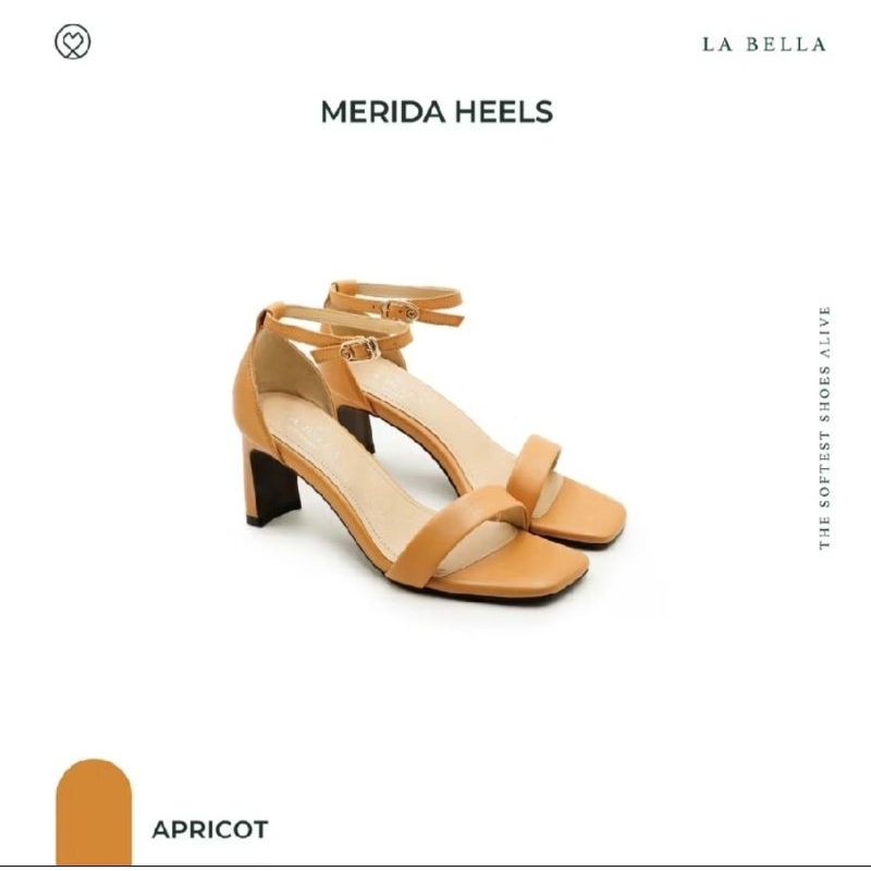 รองเท้าส้นสูงlabellaรุ่นMerida-Heels-สีApricot