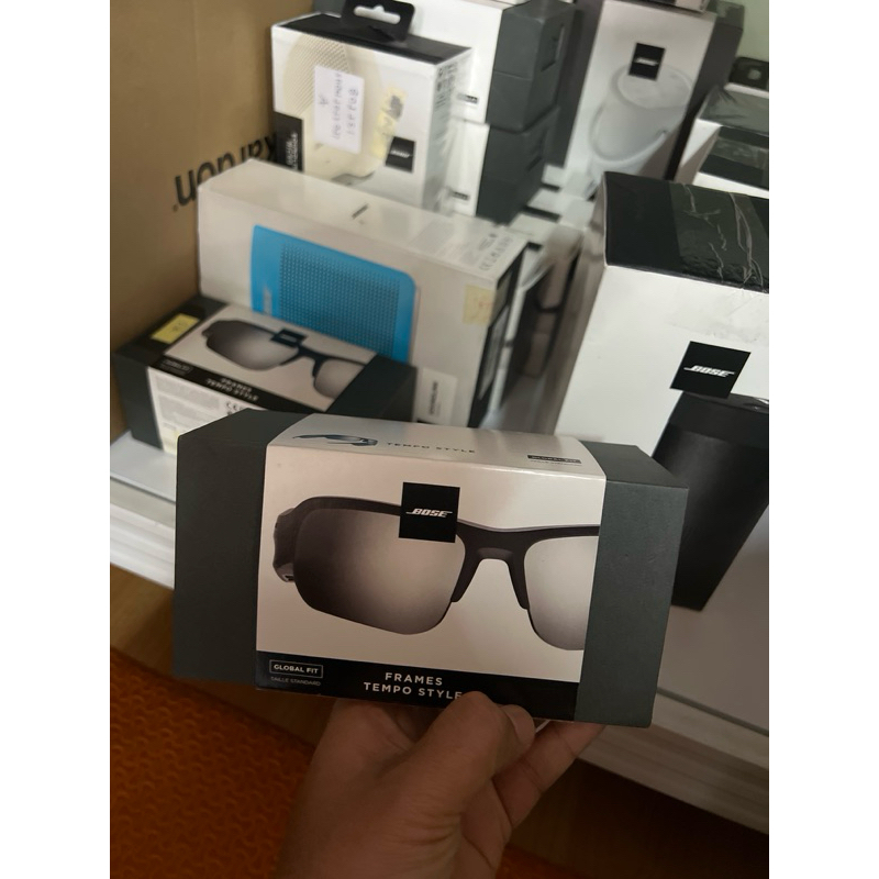 แว่นตา/ลำโพง/หูฟัง Bose มือ2สภาพสวย Bose Frames tempo style - Cat Eye Bluetooth Audio Sunglasses *ผ่อน 0% ** แว่นกันแดด