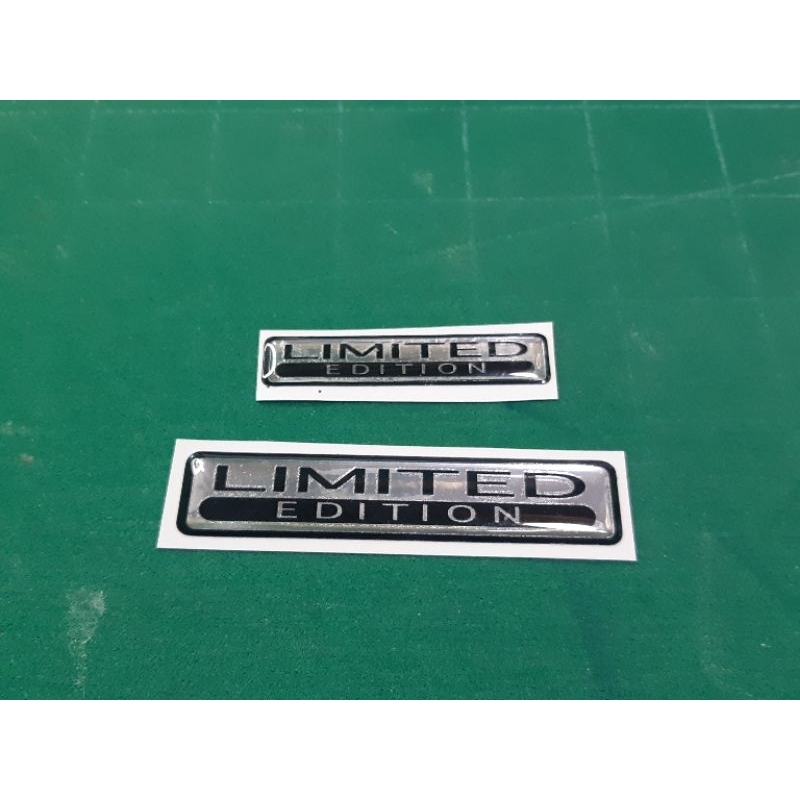 สติ๊กเกอร์แต่งรถ ลิมิเต็ด งานเรซิ่น 3D #LIMITED #EDITION
