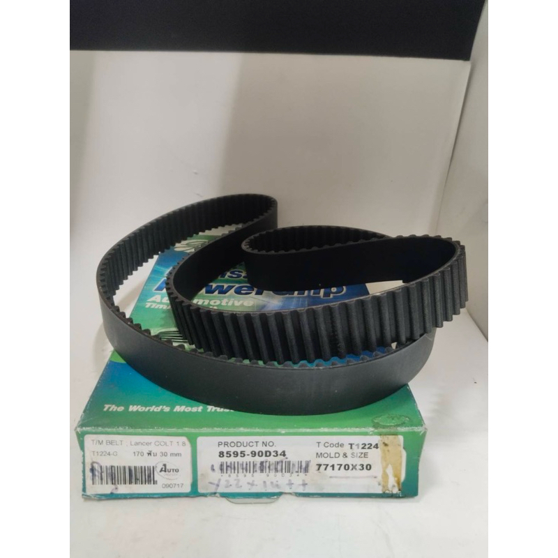 สายพานราวลิ้น ไทม์มิ่ง มิตซูบิชิ 8595-90D34. แลนเซอร์ 1.8. T1224-G. 170 ฟัน หน้า 30 มิล . HR77170×30