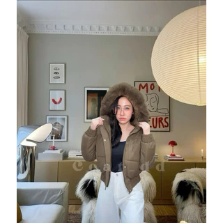 DD(no.79)🌨️Winter blooming faux fur hoodie cropped 🌨️✨พร้อมส่ง 5 สี (M-2XL)เสื้อกันหนาวน่ารักปุ๊กปิ้ก💫🫶🏻หมวกถอดได้