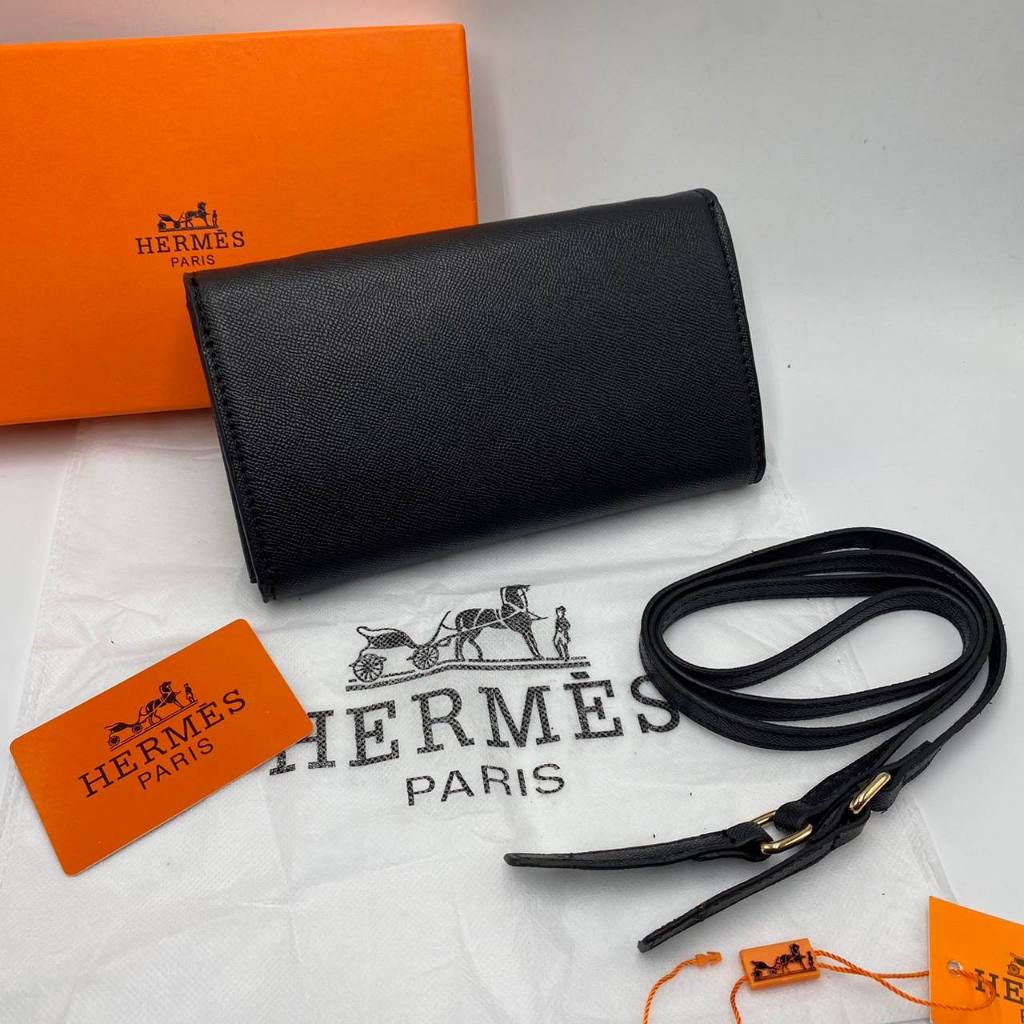 กระเป๋าสะพายข้าง กระเป๋าสตางค์ผู้หญิงขนาด8นิ้วมีสายถอดออกได้มีช่องใส่บัตรมีช่องซิปใช้งานมีอุปกรณ์ครบพร้อมกล่อง - รูปที่ 3