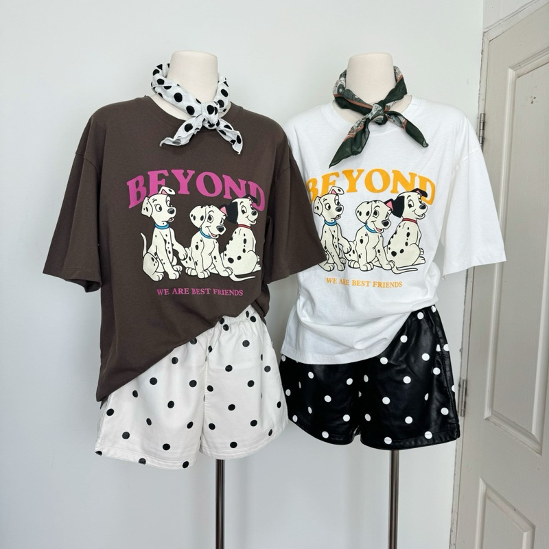 Dalmatian T-shirt เสื้อยืดสกรีนลาย